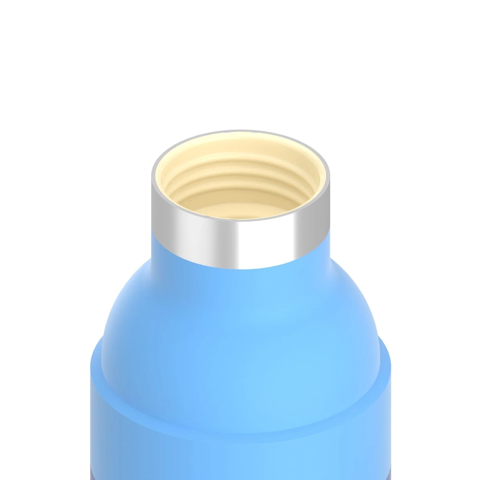 Lekki i szczelny niebieski termos Asobu Orb w pastelowym odcieniu