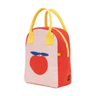 Torba termiczna na lunch Apple – ekologiczna, pojemna, z bawełny organicznej i RPET, wodoodporna i lekka, kolor: czerwony