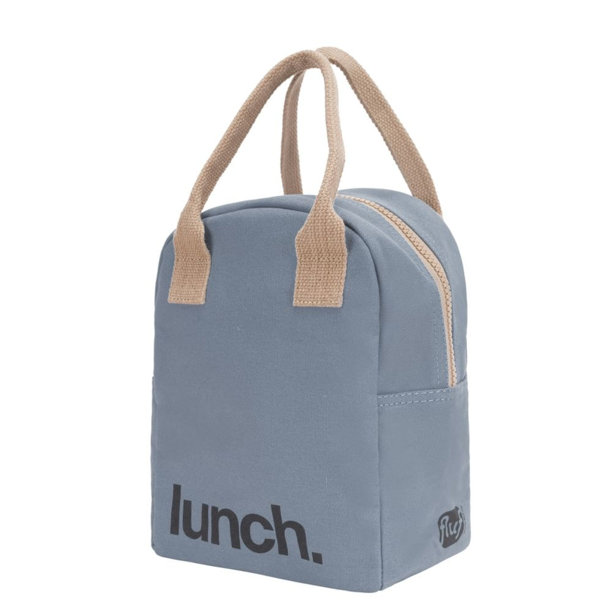 Torba termiczna na lunch Blue – ekologiczna, pojemna, z bawełny organicznej i RPET, wodoodporna i lekka, kolor: niebieski