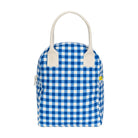 Torba na lunch Fluf w niebiesko-białą kratkę Gingham Blue