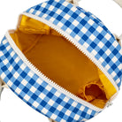 Niebieska torba na lunch Fluf z zapięciem na suwak i wodoodporną podszewką