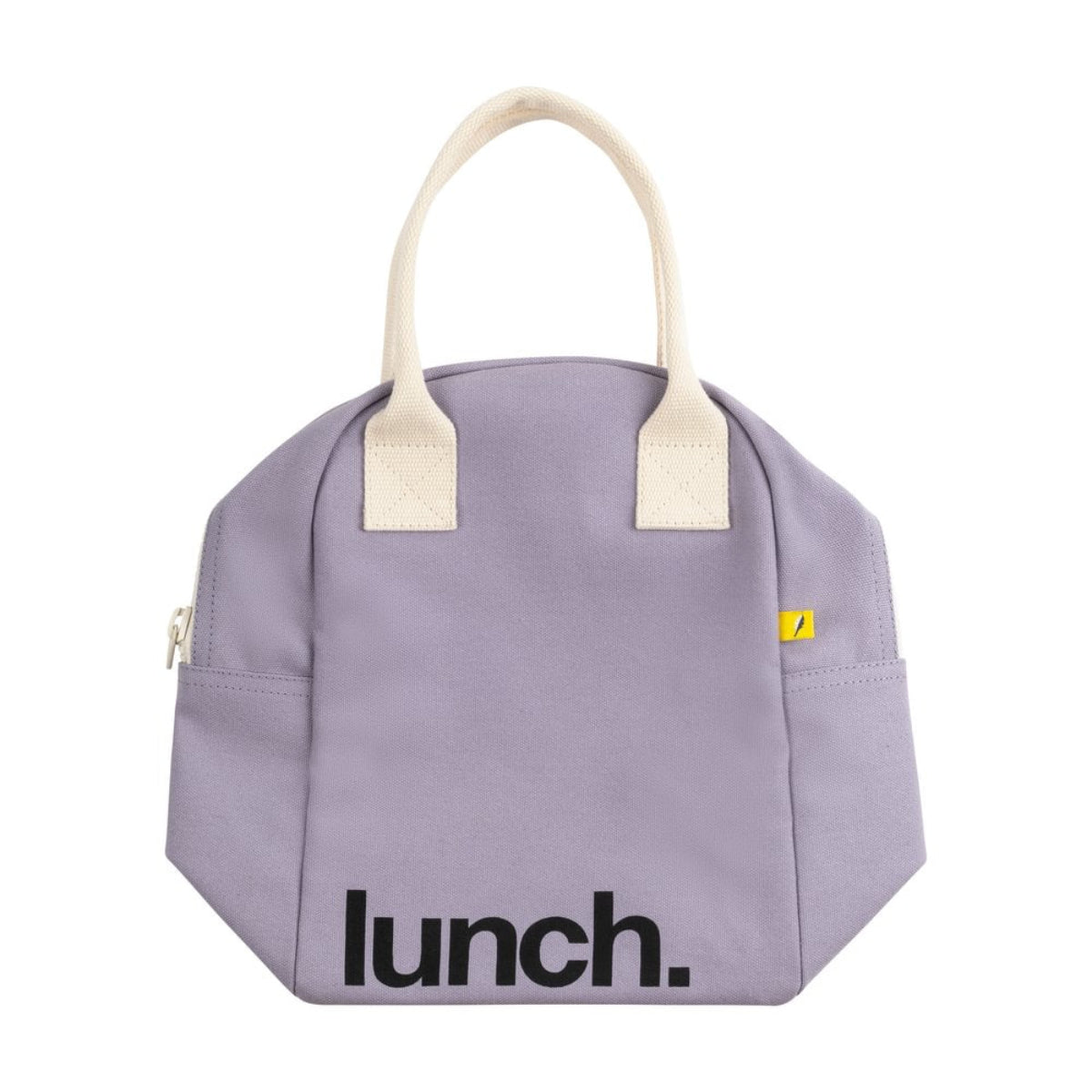 Torba termiczna na lunch Lavender– ekologiczna, pojemna, z bawełny organicznej i RPET, wodoodporna i lekka, kolor: lawendowy