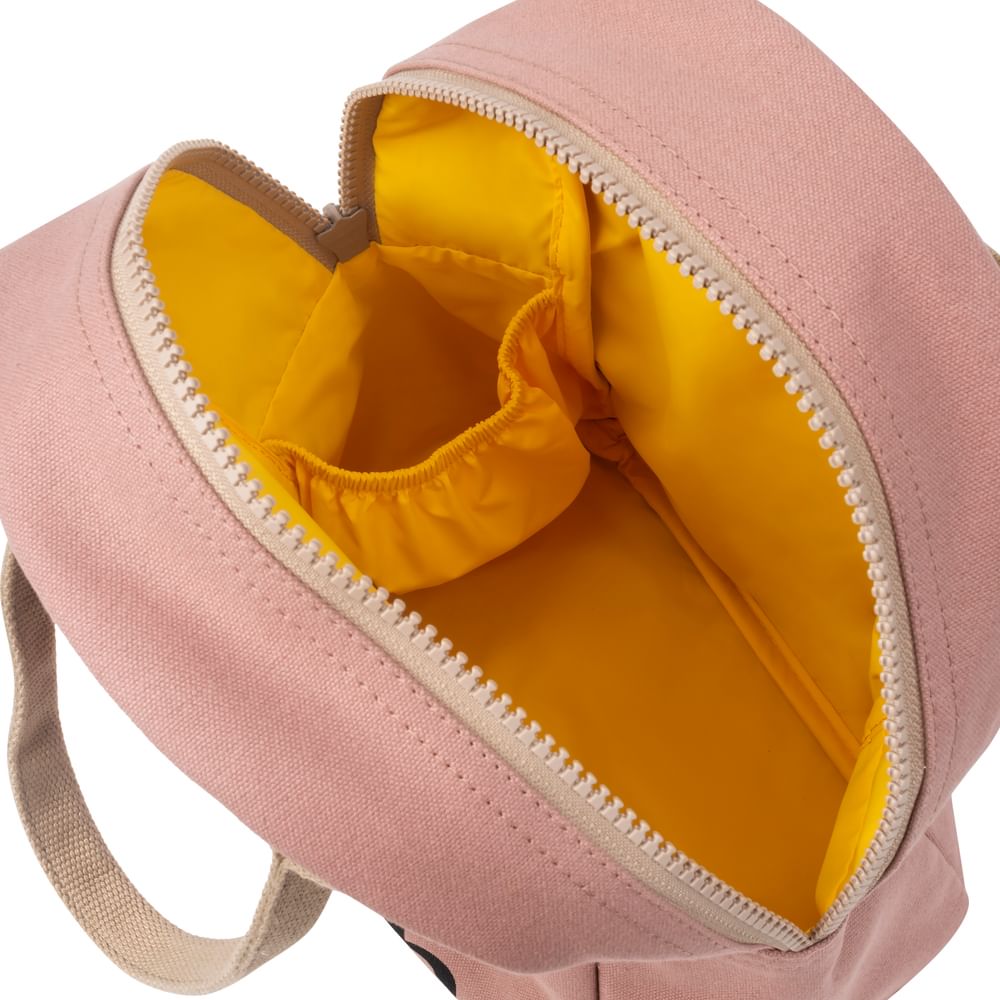 Torba termiczna na lunch Mauve Pink – ekologiczna, pojemna, z bawełny organicznej i RPET, wodoodporna i lekka, kolor: rózowy
