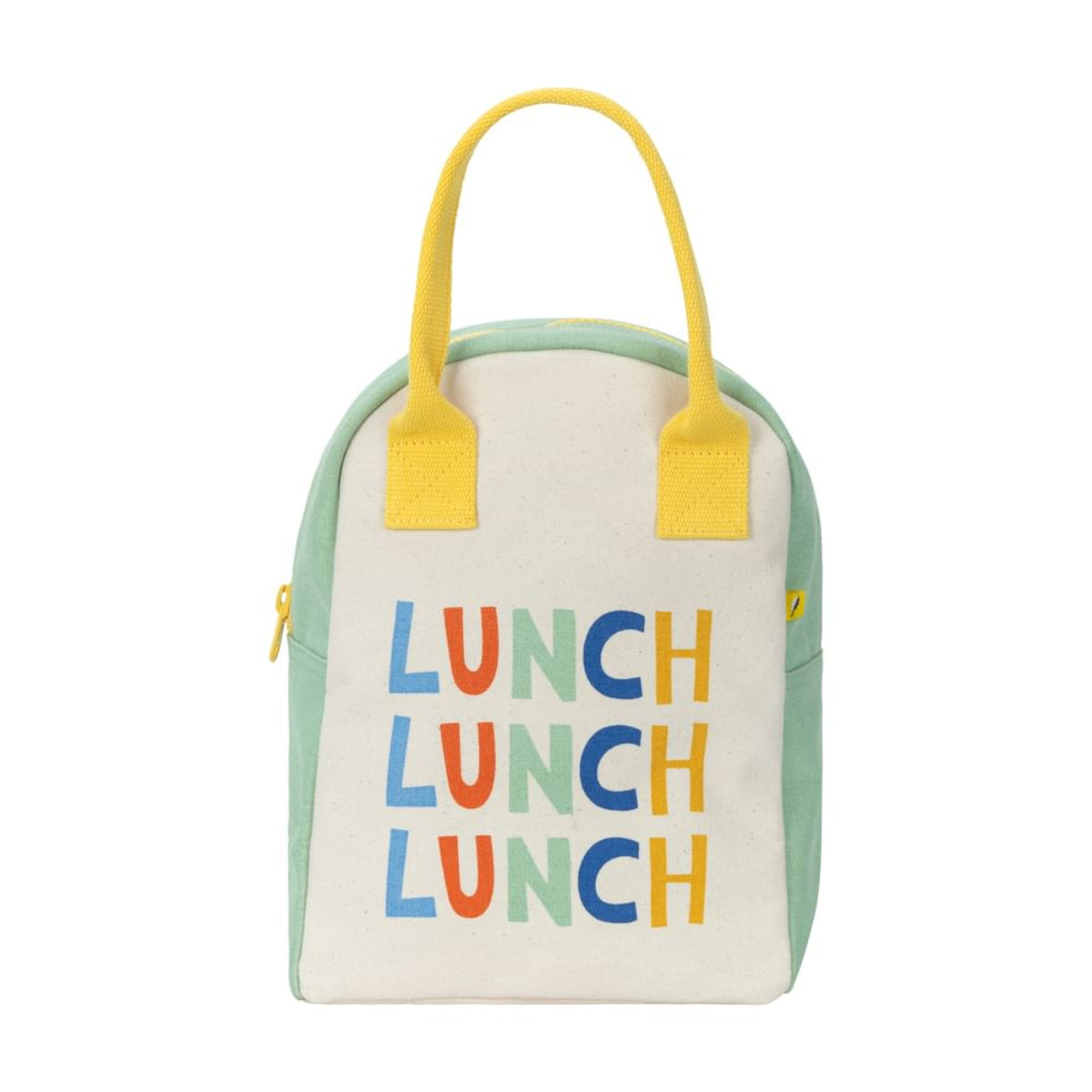 Torba termiczna na lunch Triple Lunch – ekologiczna, pojemna, z bawełny organicznej i RPET, wodoodporna i lekka, kolor: zielony