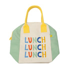 Torba termiczna na lunch Triple Lunch – ekologiczna, pojemna, z bawełny organicznej i RPET, wodoodporna i lekka, kolor: zielony