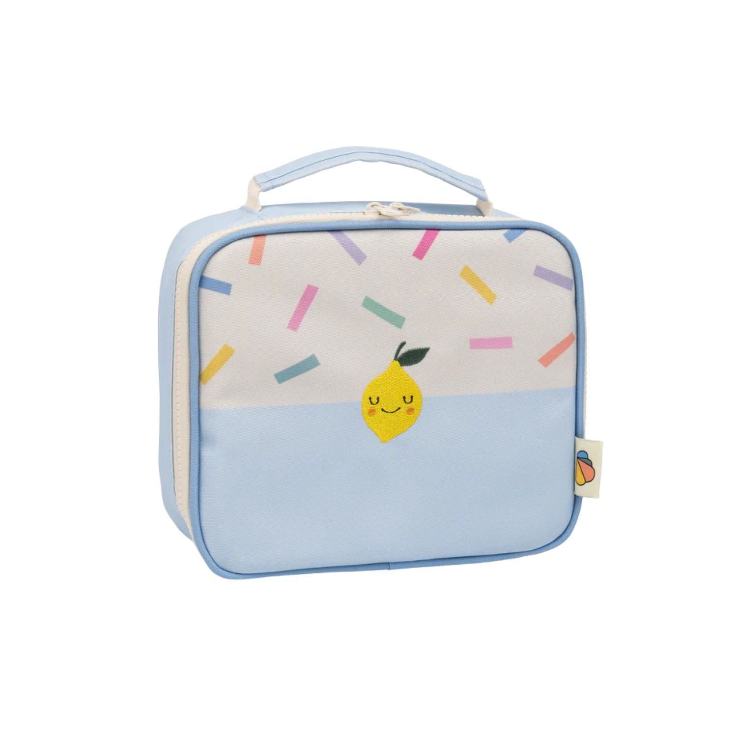 Torba termiczna dla dzieci The Cotton Cloud - izolacja termiczna, ekologiczna, praktyczna, lekka, z uchwytem, idealna na lunch boxa, wzór: konfetti