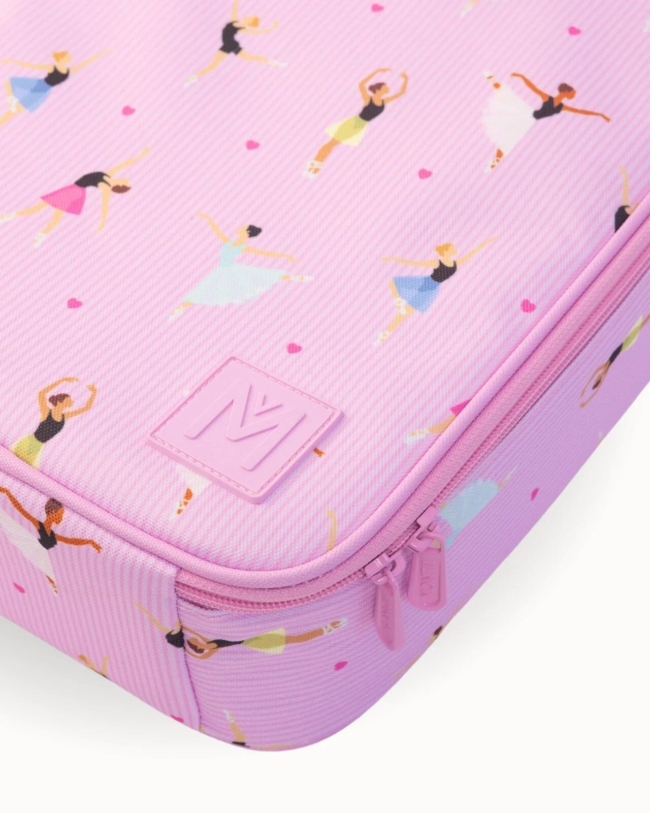 Trwała i termiczna torba na lunch dla dziewczynki Montiico L Twirl idealna do szkoły i na wycieczki 