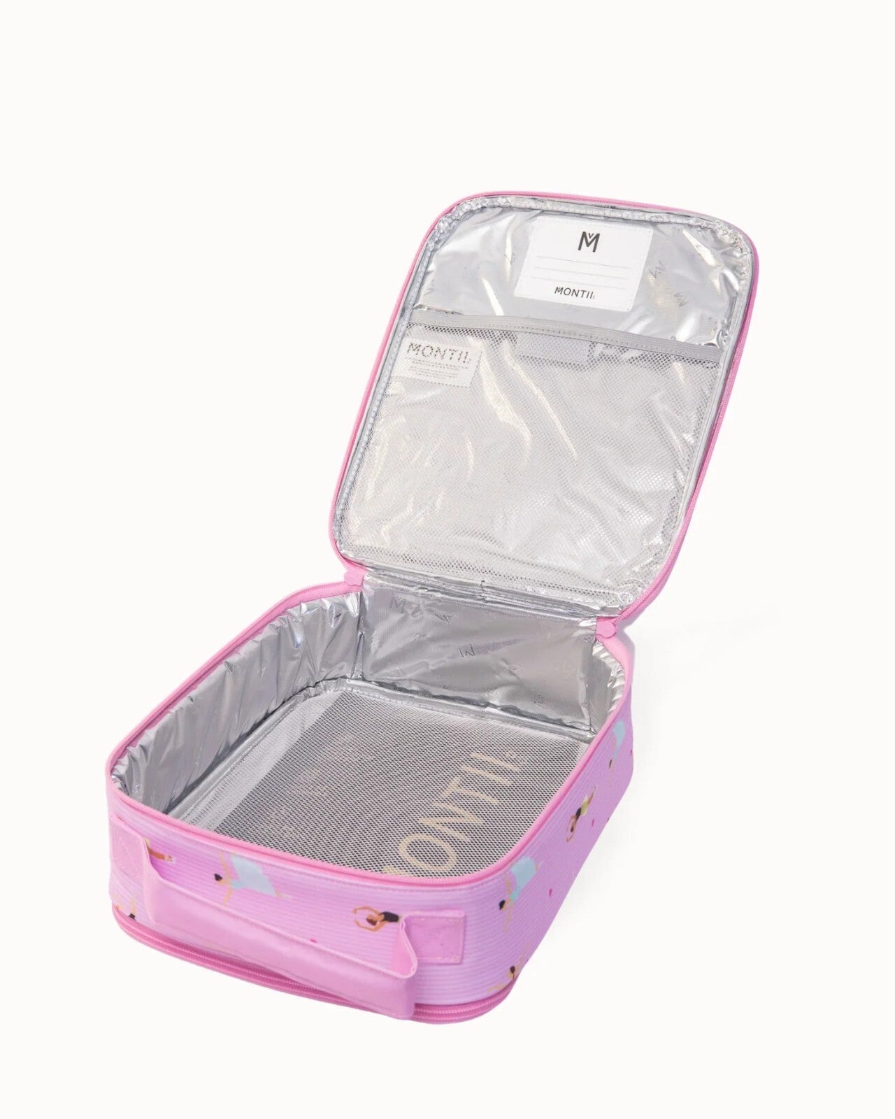 Torba śniadaniowa MontiiCo z motywem baletnic, łatwa w czyszczeniu i higieniczna