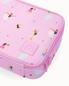 Torba lunchowa Montiico z wzorem tancerek z solidnymi, dwustronnymi zamkami