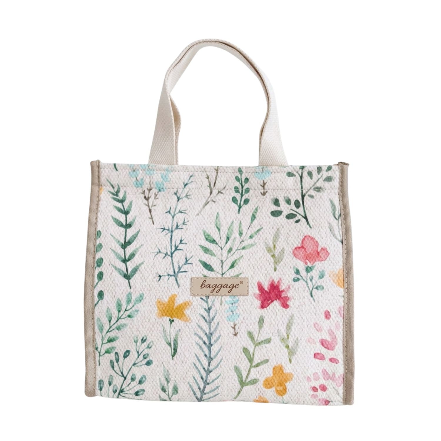 Torba termiczna na lunch Baggage Botanic z motywem liści i roślin