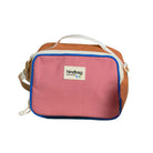 Torba termiczna z paskiem Elsa Hindbag - wygodna, eko, trwala, w stylu retro, izolacja termiczna, 100% bawełna organiczna, kolor: różowy