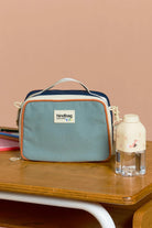 Torba termiczna z paskiem Elsa Hindbag - wygodna, eko, trwala, w stylu retro, izolacja termiczna, 100% bawełna organiczna, kolor: zielony