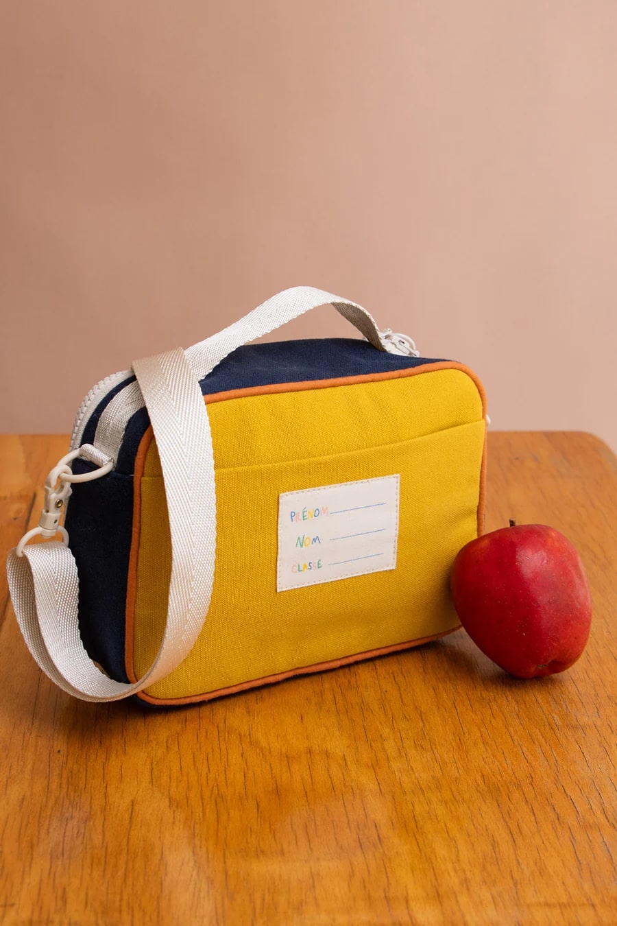 Torba termiczna z paskiem Elsa Hindbag - wygodna, eko, trwala, w stylu retro, izolacja termiczna, 100% bawełna organiczna, kolor: zielony