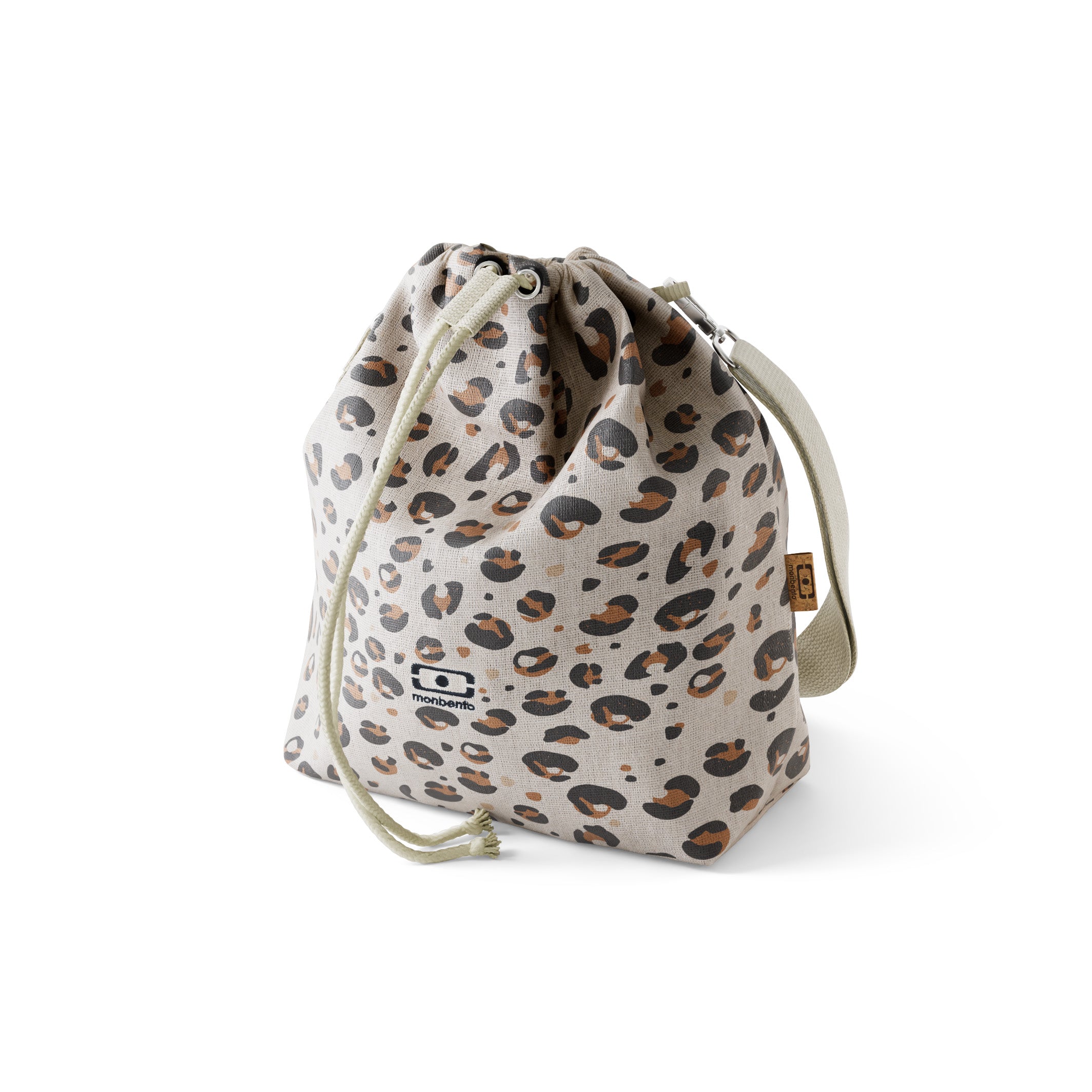 Monbento Lunchbag Graphic Leopard – lekka, termoizolowana torba na lunch, idealna do szkoły, pracy i na wycieczki.