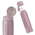 Wessper Actitex™ Pink – lekka, tritanowa butelka filtrująca z filtrem Actitex™, pojemna, 1 l,  wolna od BPA, odporna, szczelna i ekologiczna, kolor: różowa
