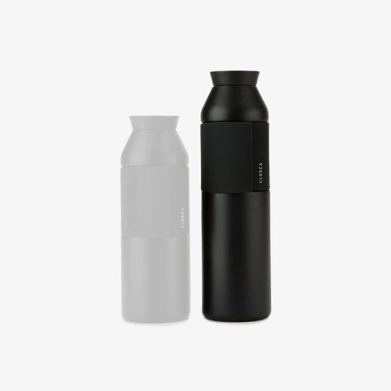 CLOSCA butelka termiczna Wave 600 ml, Black Closca Water Bottles | TwójLunchBox