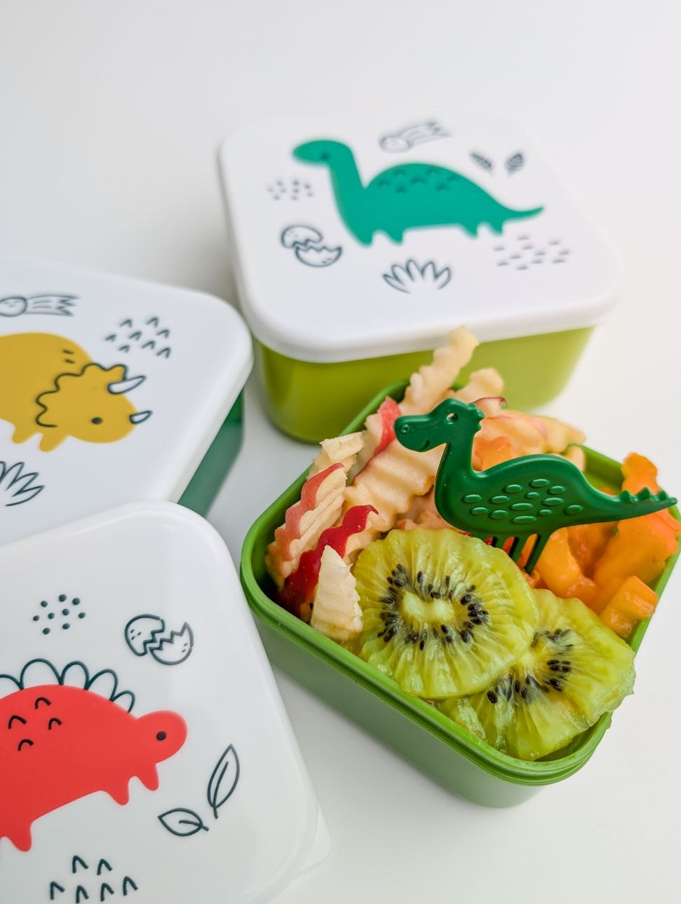 Ozdobne picki do bento z dinozaurami Pieksi Griffel Dino