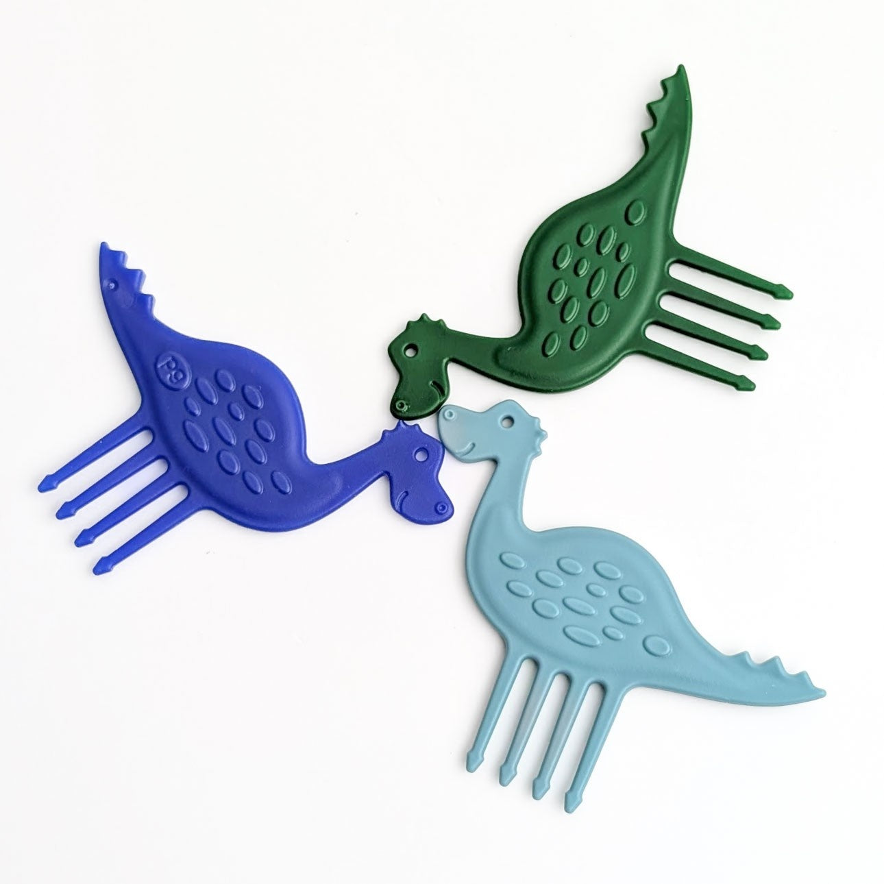 Zestaw mini widelczyków do śniadaniówki Pieksi Griffel w kształcie dinozaurów