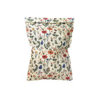 Woreczek na żywność BeePack Meadow– wielorazowe opakowanie z bawełny,  antybakteryjny, bez plastiku, wzór: łąka