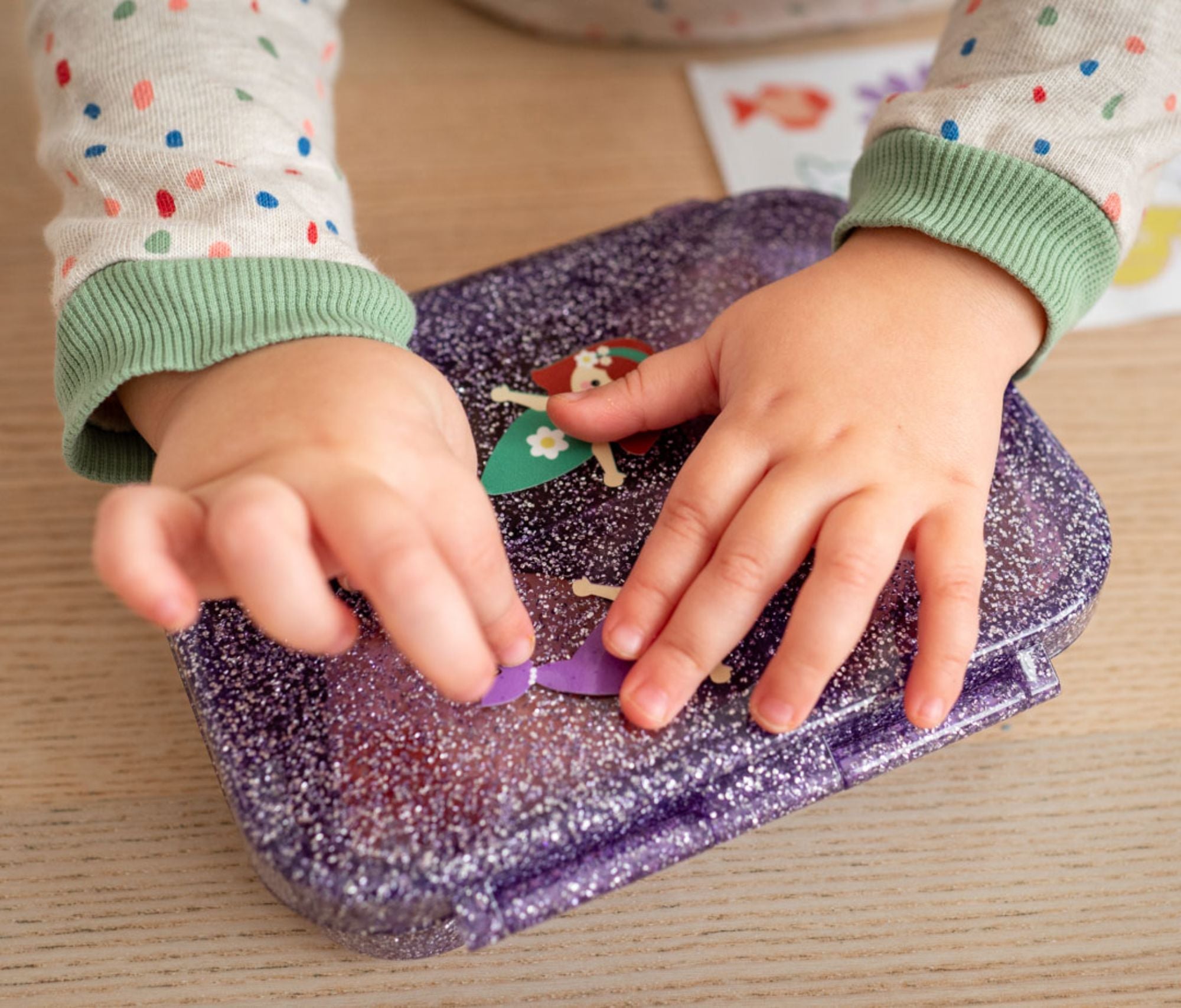 Naklejki syreny Jabalou, kolorowe i wodoodporne, z trwałym klejem, idealne do personalizacji lunch boxa, bidonu lub butelki dziecka.