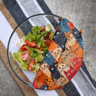 Woskowijka do kanapek BeePack® M Cats – ekologiczne, wielorazowe opakowanie na żywność z naturalnych materiałów, zero plastiku, wzór: koty