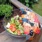 Woskowijka do kanapek BeePack® M Cats – ekologiczne, wielorazowe opakowanie na żywność z naturalnych materiałów, zero plastiku, wzór: koty