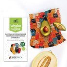 Woskowijka do kanapek BeePack® M Cats – ekologiczne, wielorazowe opakowanie na żywność z naturalnych materiałów, zero plastiku, wzór: koty