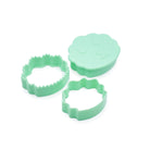 Wykrawacze do kanapek 3w1 Melii Dino + Bulldog - wycina, łączy i odciska wzór, do pieczywa i ciastek, idealne dla niejadków, wzór: dinozaur/pies