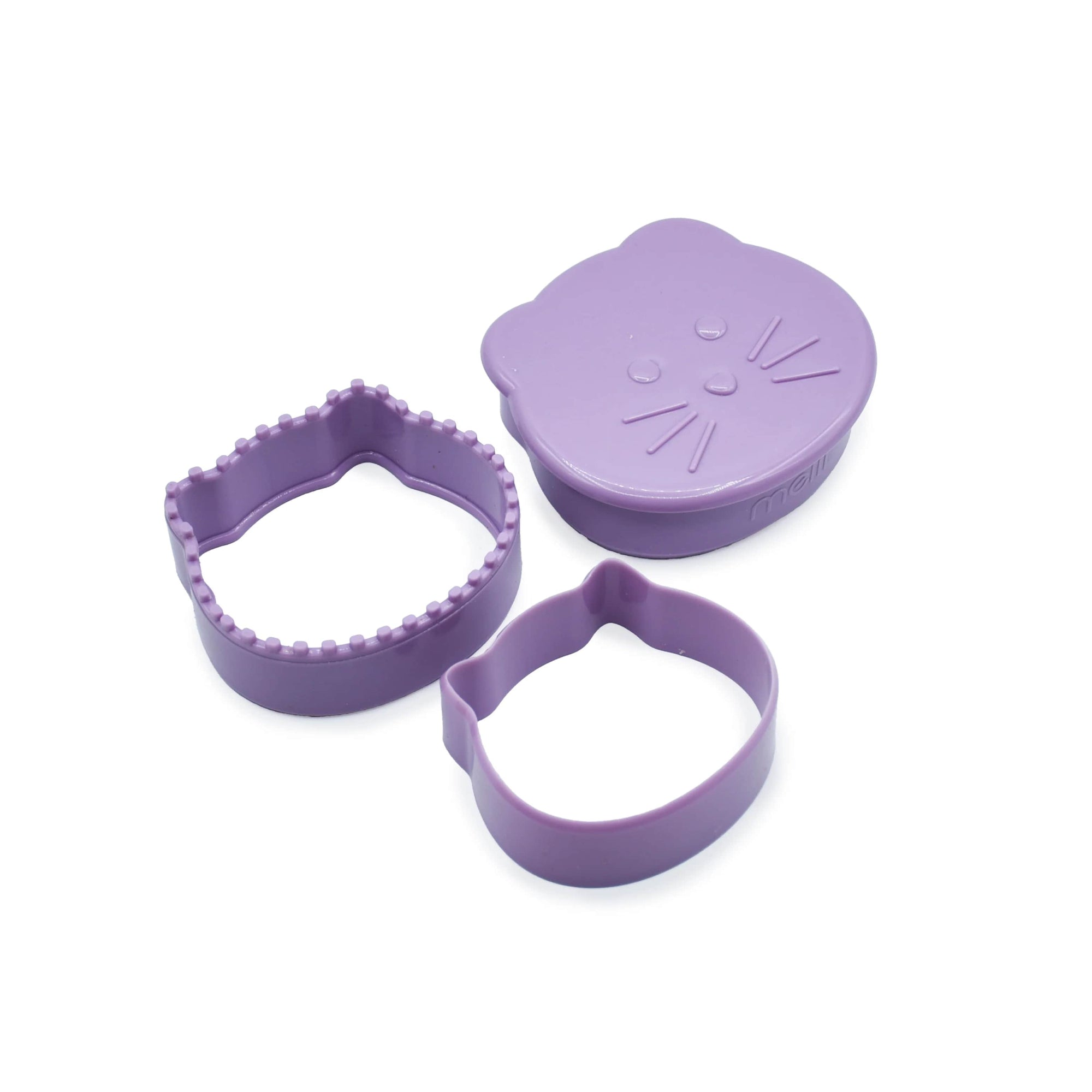 Wykrawacze do kanapek 3w1 Melii Unicorn+ Cat - wycina, łączy i odciska wzór, do pieczywa i ciastek, idealne dla niejadków, wzór: jednorożec/kot