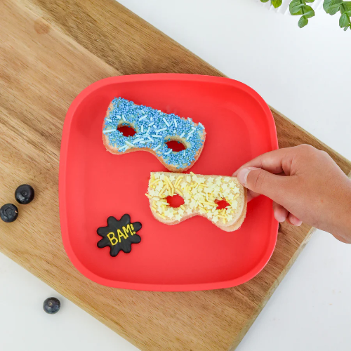 Wykrawacze do kanapek Lunch Punch – ekologiczne, 100% recykling, idealne na szkolne śniadania i pikniki, wzór : superbohater