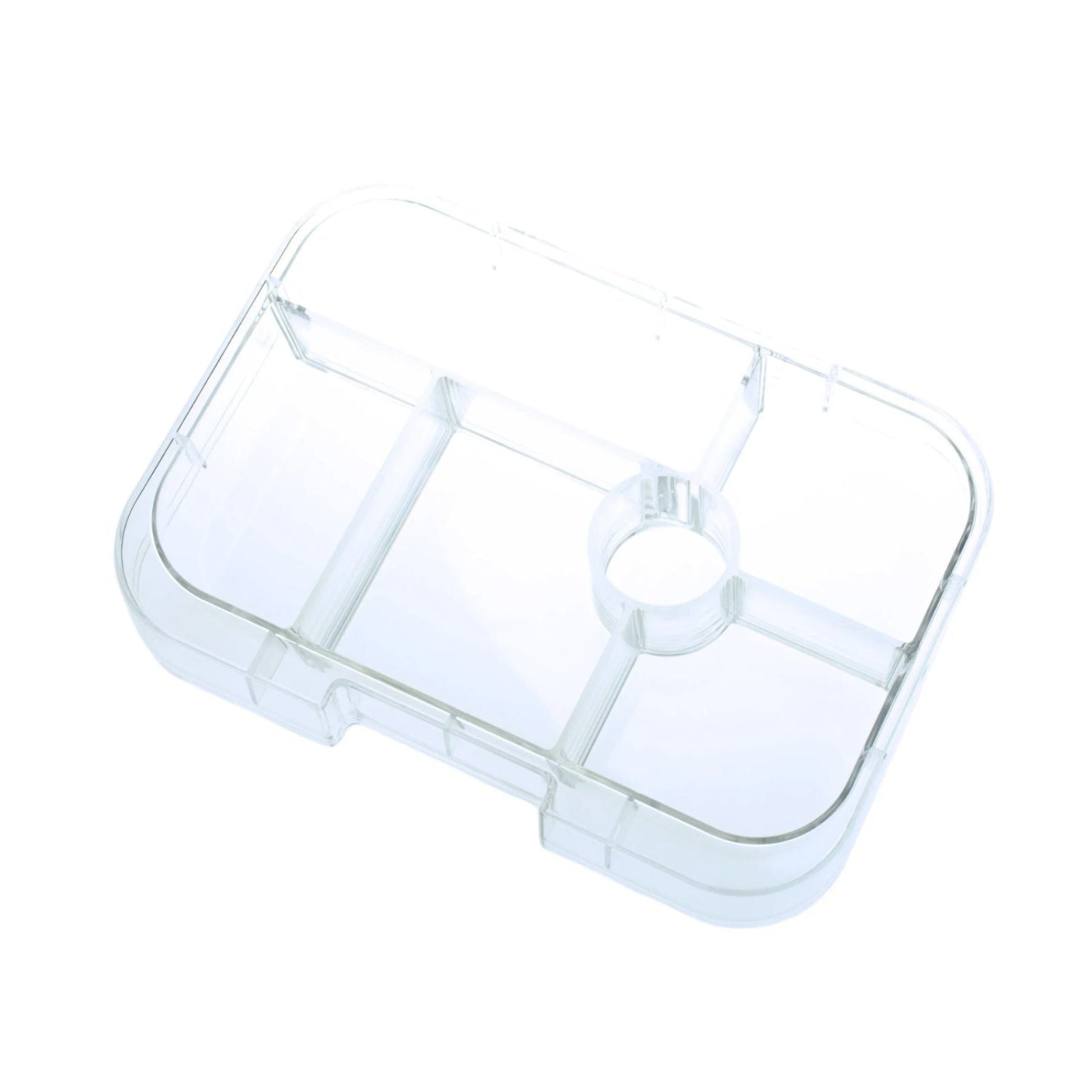 Wymienna tacka do lunch boxa Yumbox Original Transparent - 5 przegródek, tritan, bez BPA, do zmywarki; kolor: przezroczysty