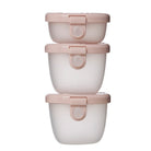 Szczelne pojemniki B.box Berry – 3 sztuki na owoce, jogurty i sosy. Łatwe w użyciu, bezpieczne, do szkoły i na wycieczkę