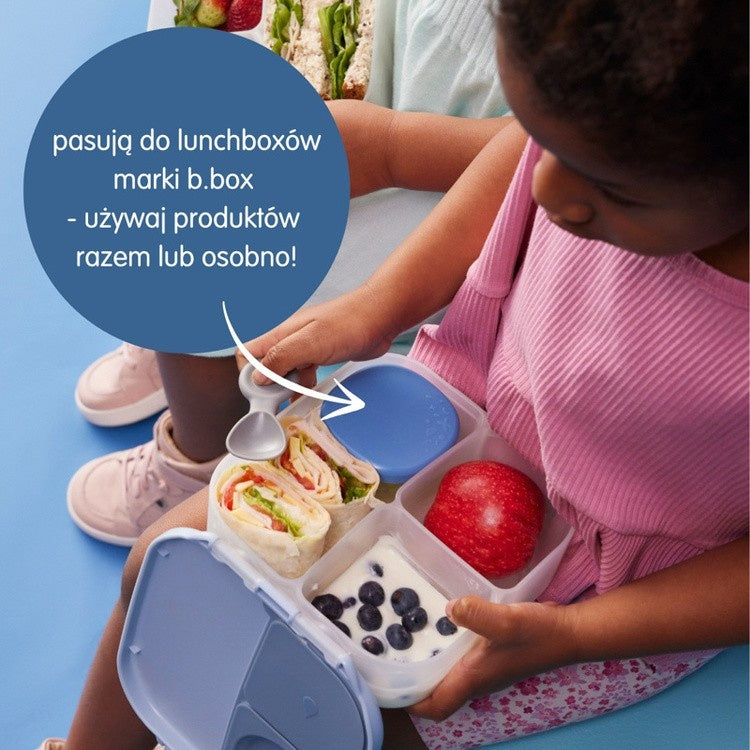 Szczelne pojemniki B.box Berry – 3 sztuki na owoce, jogurty i sosy. Łatwe w użyciu, bezpieczne, do szkoły i na wycieczkę
