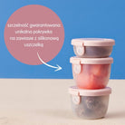 Szczelne pojemniki B.box Berry – 3 sztuki na owoce, jogurty i sosy. Łatwe w użyciu, bezpieczne, do szkoły i na wycieczkę