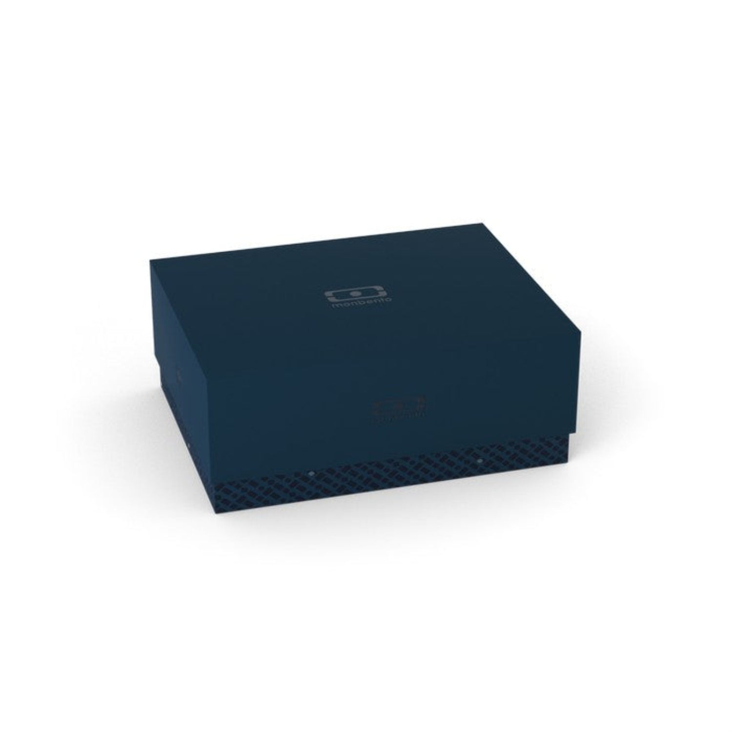 Monbento Gift Box Blue Natural – zestaw prezentowy, lunchbox 1 L, butelka 0,5 L i torba, szczelny, stylowy i idealny na prezent, kolor: niebieski