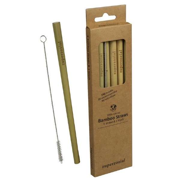 Zuperzozial bambusowe słomki | TwójLunchBox