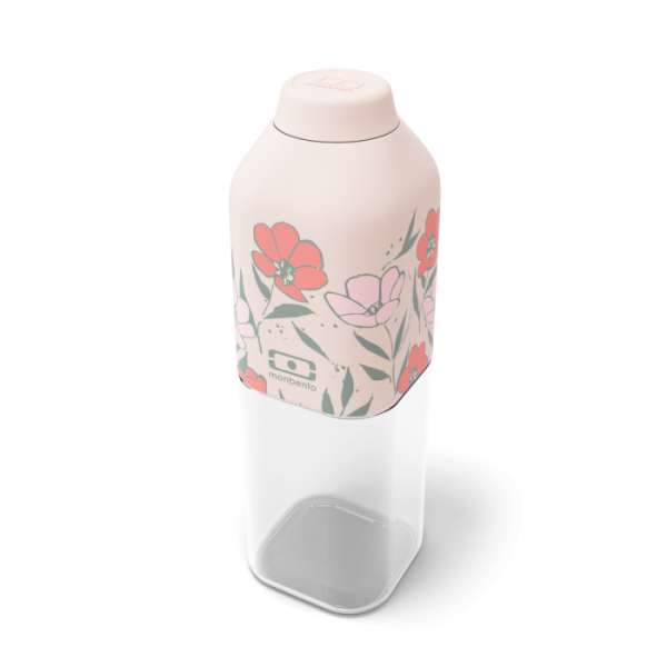 MONBENTO POSITIVE M bidon z tritanu, 0.5 l, Graphic Bloom Monbento Water Bottles | TwójLunchBox