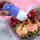 3 Mini butelki na sos Yumbox – kolorowe potworki, szczelne i łatwe w użyciu przez dzieci