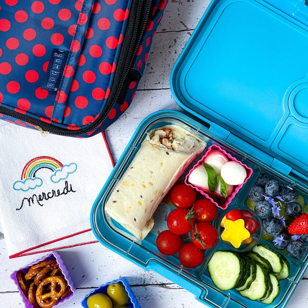 8 Kwadratowych foremek do lunchboxów– idealne do rozdzielania przekąsek w lunchboxie, na owoce, orzeszki, sery i inne