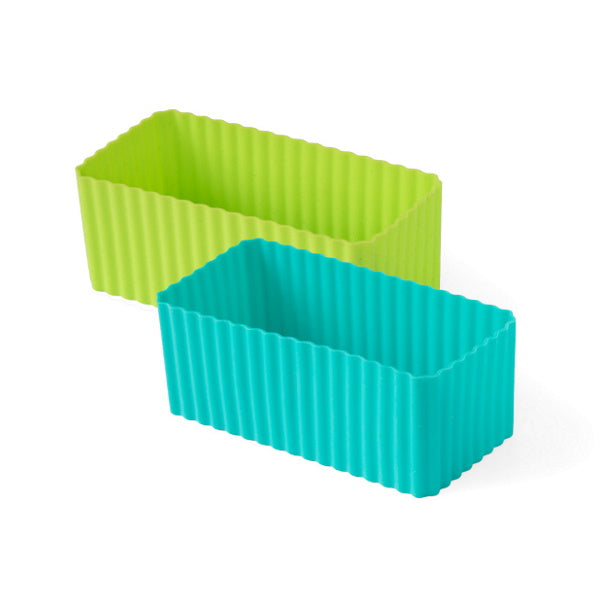LEKKABOX BENTO 2 foremki do lunchboxów, Teal/Apple Lekkabox Lunch Boxes & Totes | TwójLunchBox