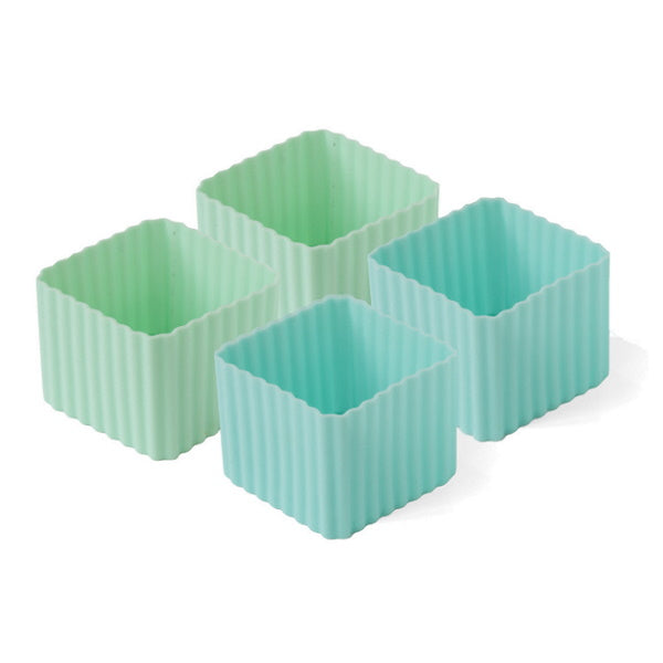 LEKKABOX BENTO CUPS 4 foremki do lunchboxów, Pastel Lekkabox Lunch Boxes & Totes | TwójLunchBox