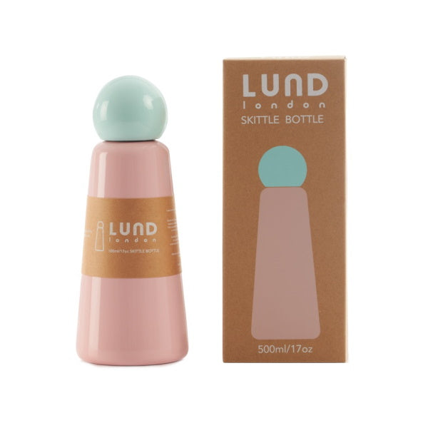 Butelka i opakowanie - termobutelka Lund London Pink & Mint (model Skittle original)