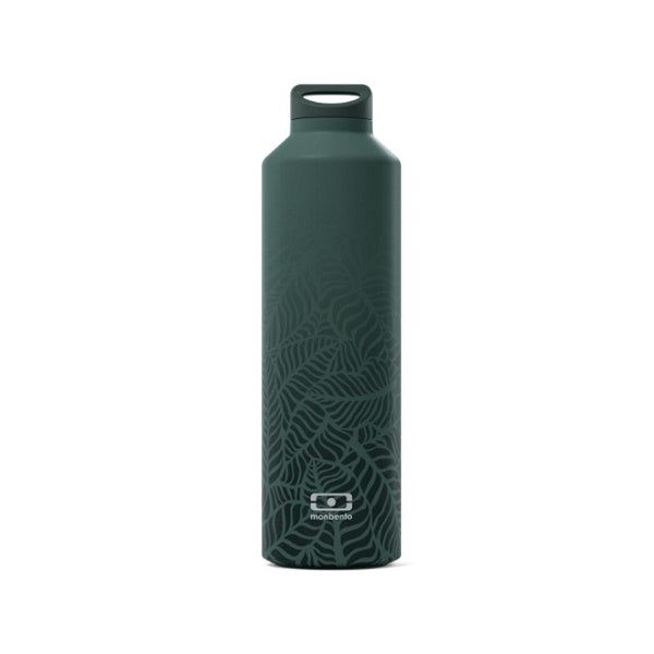 MONBENTO STEEL butelka termiczna z zaparzaczem, Jungle | TwójLunchBox