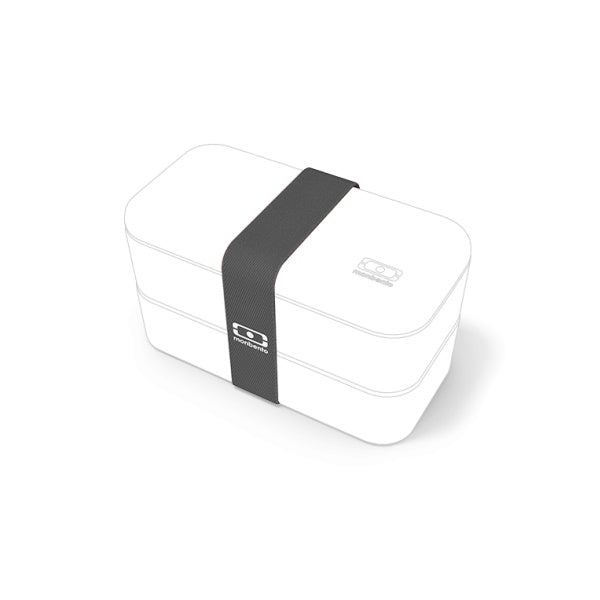 MONBENTO STRIP ORIGINAL opaska do bento box, Dark Grey | TwójLunchBox