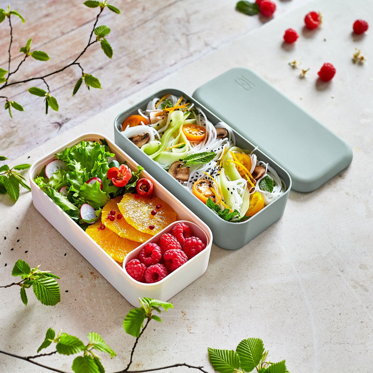 MONBENTO ORIGINAL bento box, 1l, Natural Green Monbento Lunch Boxes & Totes | TwójLunchBox