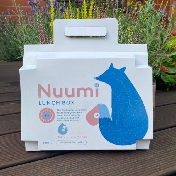 Opakowanie - kartonik w kształcie walizki  lunchbox Nuumi