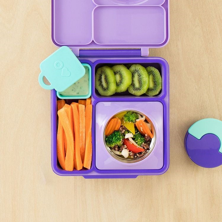 OMIE OMIEDIP dwa szczelne pojemniczki, Pink Teal | TwójLunchBox