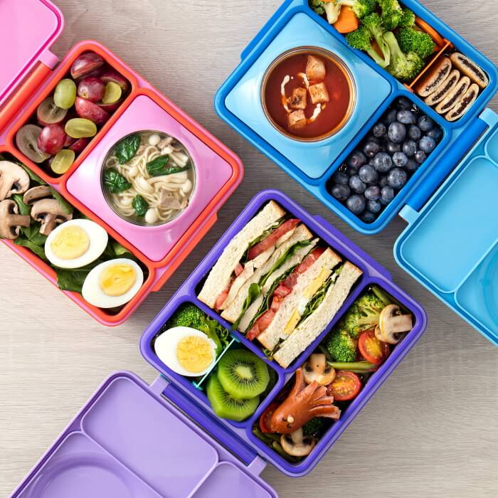 OMIE OMIEBOX lunch box z termosem, Pink Berry | TwójLunchBox