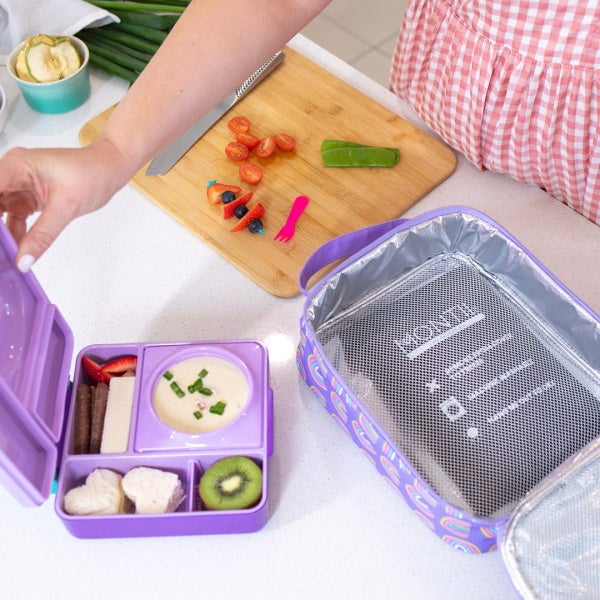 OMIE OMIEBOX lunch box z termosem, Purple Plum Omie Lunch Boxes & Totes | TwójLunchBox