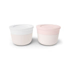 MONBENTO TEMPLE S, dwa pojemniczki na sos, White / Pink Monbento Lunch Boxes & Totes | TwójLunchBox